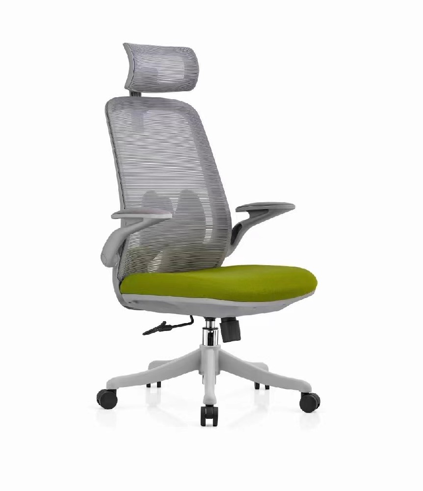 Factory Direct Sales Office Chair With Headrest Home Computer Chair Mesh Staff Chairs Swivel Conference