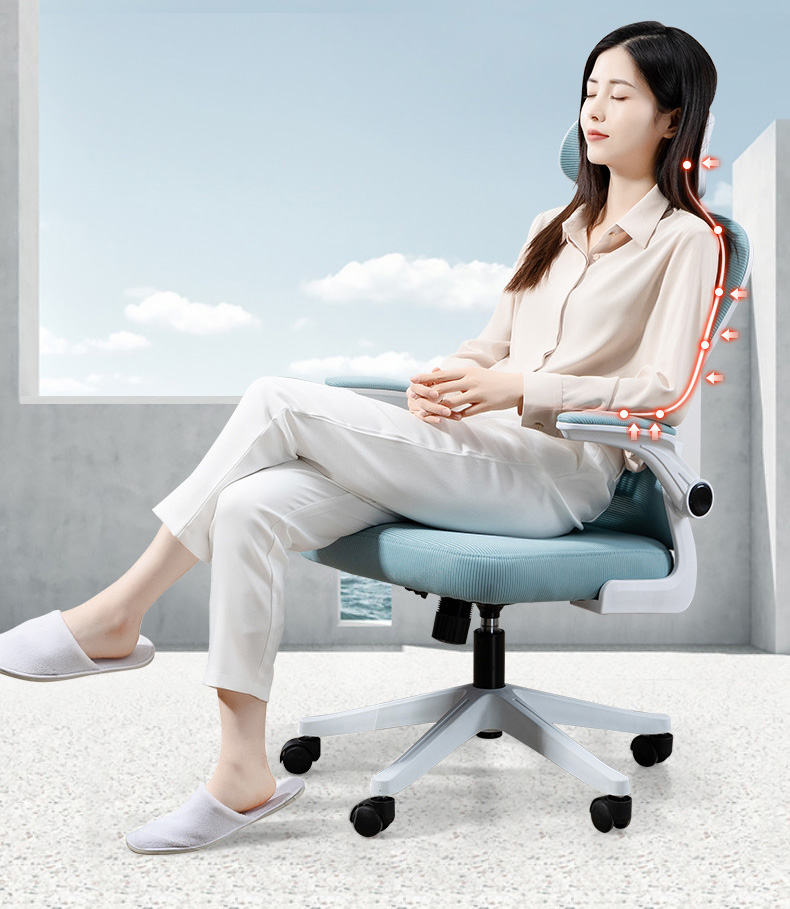 2022 New Height Adjustable Modern Computer Ergonomic Office Mesh Boss Chair Spare Office Furniture Chair