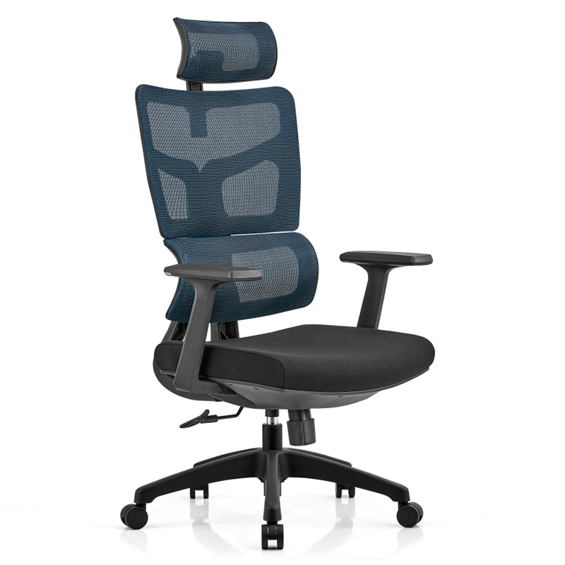 High Quality Office Furniture Fabric High Back Lumbar Support Ergonomic Executive Swivel Mesh Chair