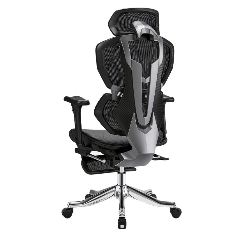 High-end ergonomic gaming chair for boys, comfortable for long sitting, breathable, adjustable 9D armrests, anti-aging, special mesh.