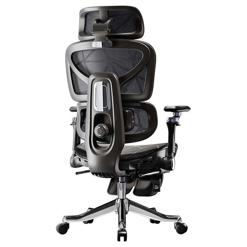 Ergonomic massage lumbar support heating computer chair for home use, comfortable for long sitting, office chair with posture support, gaming chair