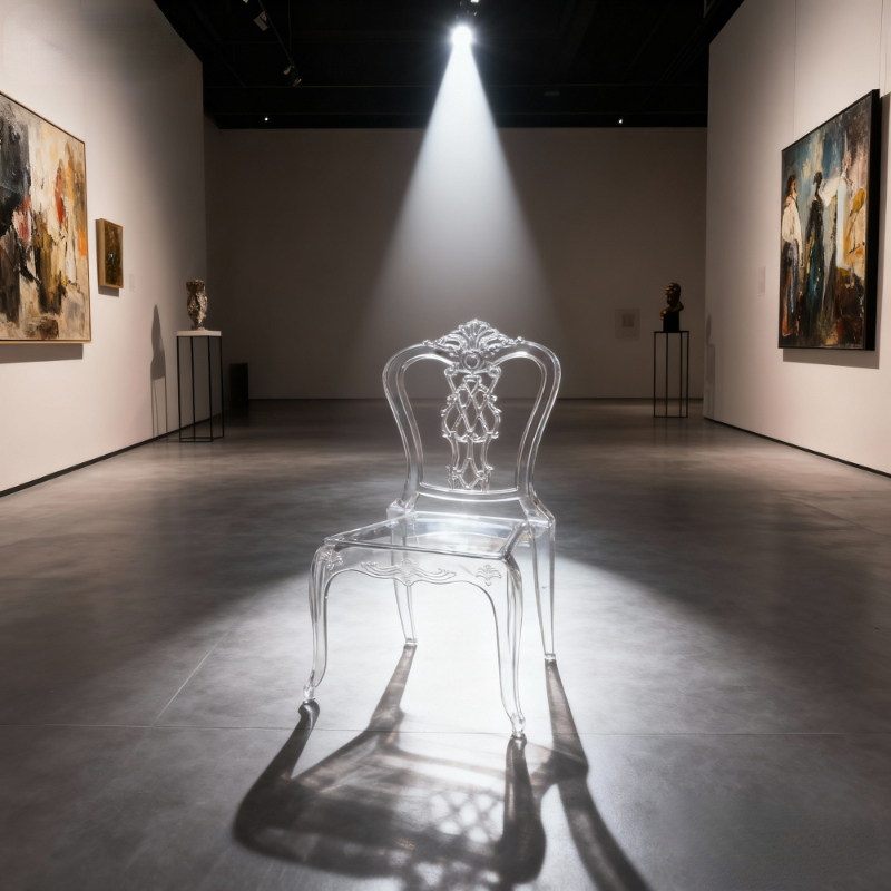 Wedding hotel banquet hall transparent crystal chairs bamboo-jointed chairs wedding hall acrylic outdoor chairs imperial chairs