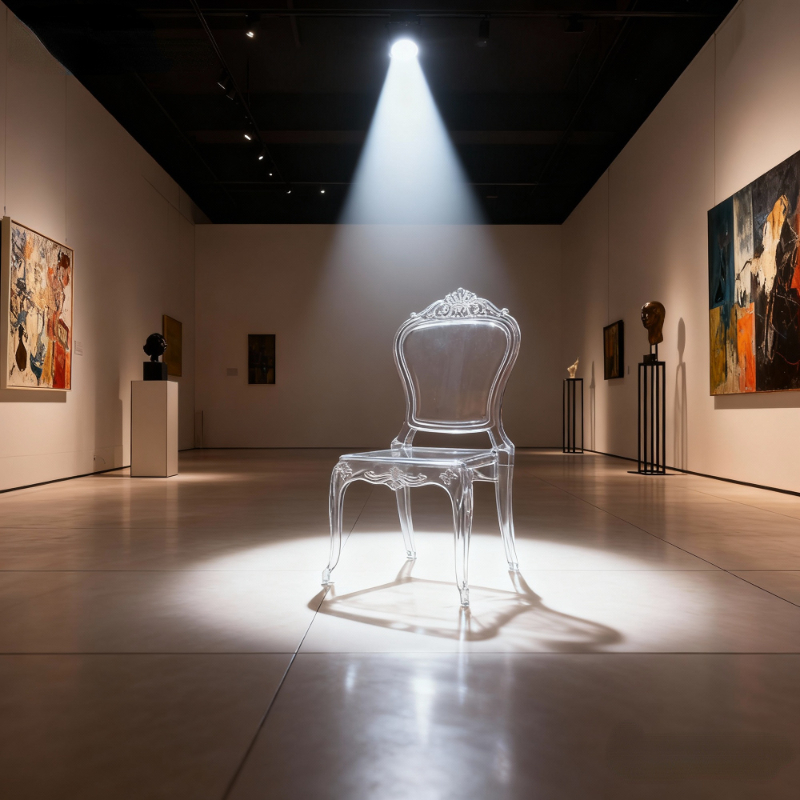 Wedding hotel banquet hall transparent crystal chairs bamboo-jointed chairs wedding hall acrylic outdoor chairs prince chairs