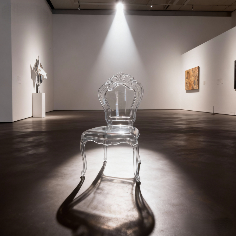 Wedding hotel banquet hall transparent crystal chairs wedding hall acrylic outdoor chairs princess chairs B model